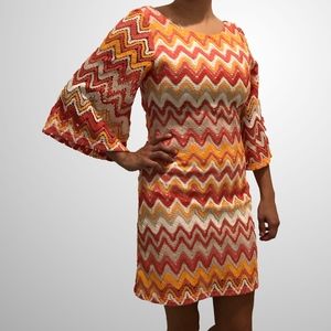 70’s Pattern Mini Dress
